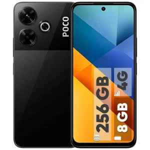 گوشی شیائومی Poco M6 4G رجیسترشده دو سیم‌کارت 256 گیگابایت با رم 8 گیگابایت
